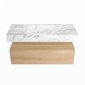corian waschtisch set alan dlux 110 cm braun marmor glace ADX110was1lM0gla