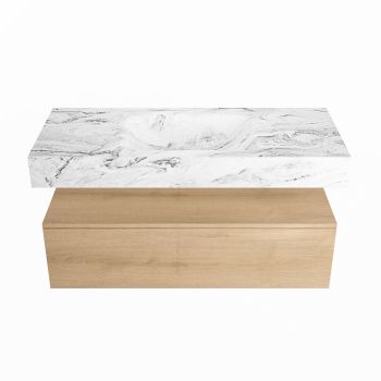 corian waschtisch set alan dlux 110 cm braun marmor glace ADX110was1lM1gla