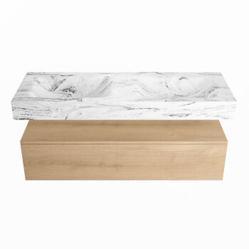 corian waschtisch set alan dlux 130 cm braun marmor glace ADX130was1lD0gla
