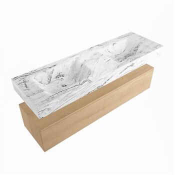corian waschtisch set alan dlux 150 cm braun marmor glace ADX150was1lD2gla