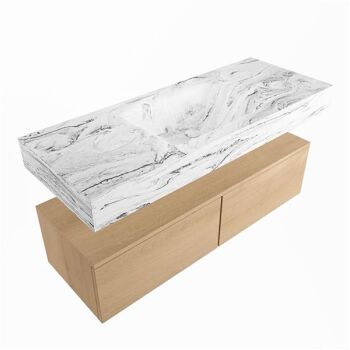 corian waschtisch set alan dlux 120 cm braun marmor glace ADX120was2lM0gla