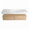 corian waschtisch set alan dlux 150 cm braun marmor glace ADX150was2lM0gla