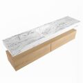 corian waschtisch set alan dlux 200 cm braun marmor glace ADX200was2lM0gla