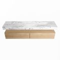 corian waschtisch set alan dlux 200 cm braun marmor glace ADX200was2lR0gla