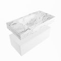 corian waschtisch set alan dlux 90 cm braun marmor glace ADX90Tal1lM1gla