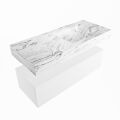 corian waschtisch set alan dlux 110 cm braun marmor glace ADX110Tal1lR1gla