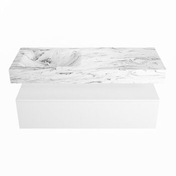 corian waschtisch set alan dlux 120 cm braun marmor glace ADX120Tal1ll0gla