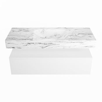 corian waschtisch set alan dlux 120 cm braun marmor glace ADX120Tal1lM1gla
