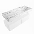 corian waschtisch set alan dlux 120 cm braun marmor glace ADX120Tal2lR0gla