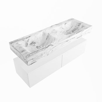 corian waschtisch set alan dlux 130 cm braun marmor glace ADX130Tal2lD0gla