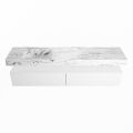 corian waschtisch set alan dlux 200 cm braun marmor glace ADX200Tal2ll0gla