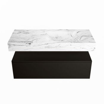 corian waschtisch set alan dlux 110 cm braun marmor glace ADX110Urb1lR1gla