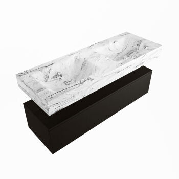 corian waschtisch set alan dlux 130 cm braun marmor glace ADX130Urb1lD0gla