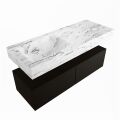 corian waschtisch set alan dlux 120 cm braun marmor glace ADX120Urb2ll0gla