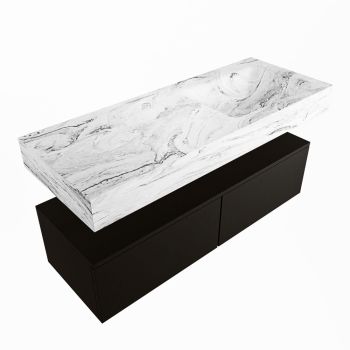 corian waschtisch set alan dlux 120 cm braun marmor glace ADX120Urb2lR0gla