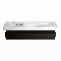corian waschtisch set alan dlux 200 cm braun marmor glace ADX200Urb2lD0gla