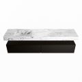 corian waschtisch set alan dlux 200 cm braun marmor glace ADX200Urb2ll1gla
