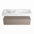 corian waschtisch set alan dlux 120 cm braun marmor glace ADX120Smo1lD0gla