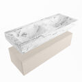 corian waschtisch set alan dlux 120 cm braun marmor glace ADX120lin1lD0gla