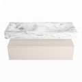 corian waschtisch set alan dlux 120 cm braun marmor glace ADX120lin1lD2gla