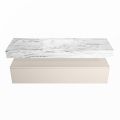 corian waschtisch set alan dlux 150 cm braun marmor glace ADX150lin1lM0gla