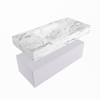 corian waschtisch set alan dlux 100 cm braun marmor glace ADX100cal1lM1gla