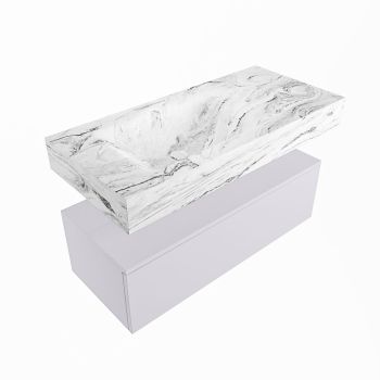 corian waschtisch set alan dlux 100 cm braun marmor glace ADX100cal1ll1gla