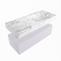 corian waschtisch set alan dlux 110 cm braun marmor glace ADX110cal1lR1gla