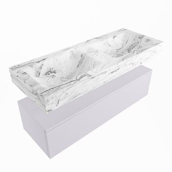 corian waschtisch set alan dlux 120 cm braun marmor glace ADX120cal1lD2gla