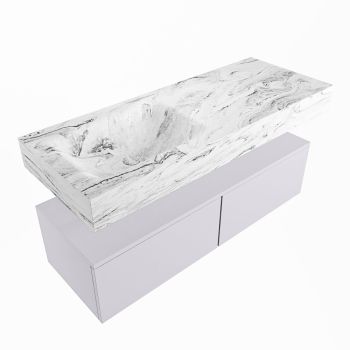 corian waschtisch set alan dlux 120 cm braun marmor glace ADX120cal2ll0gla