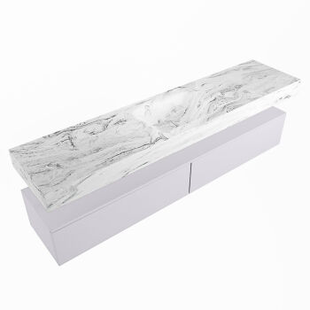 corian waschtisch set alan dlux 200 cm braun marmor glace ADX200cal2lM0gla