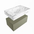 corian waschtisch set alan dlux 70 cm braun marmor glace ADX70Arm1lM0gla