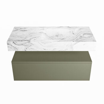 corian waschtisch set alan dlux 100 cm braun marmor glace ADX100Arm1lR1gla