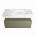 corian waschtisch set alan dlux 100 cm braun marmor glace ADX100Arm1lR1gla