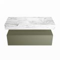 corian waschtisch set alan dlux 110 cm braun marmor glace ADX110Arm1lR0gla