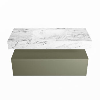 corian waschtisch set alan dlux 110 cm braun marmor glace ADX110Arm1lM1gla