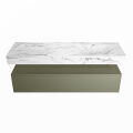corian waschtisch set alan dlux 150 cm braun marmor glace ADX150Arm1lR1gla