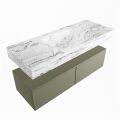 corian waschtisch set alan dlux 120 cm braun marmor glace ADX120Arm2lM0gla