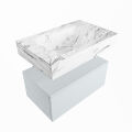 corian waschtisch set alan dlux 70 cm braun marmor glace ADX70cla1lM0gla