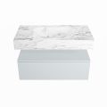 corian waschtisch set alan dlux 90 cm braun marmor glace ADX90cla1lM0gla