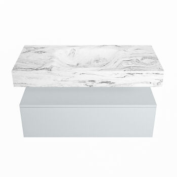 corian waschtisch set alan dlux 100 cm braun marmor glace ADX100cla1lM0gla