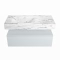 corian waschtisch set alan dlux 100 cm braun marmor glace ADX100cla1ll0gla