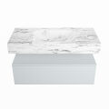 corian waschtisch set alan dlux 100 cm braun marmor glace ADX100cla1lM1gla