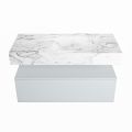 corian waschtisch set alan dlux 100 cm braun marmor glace ADX100cla1lR1gla
