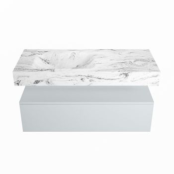 corian waschtisch set alan dlux 110 cm braun marmor glace ADX110cla1ll0gla