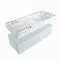 corian waschtisch set alan dlux 110 cm braun marmor glace ADX110cla1lR1gla