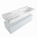 corian waschtisch set alan dlux 120 cm braun marmor glace ADX120cla1lR1gla