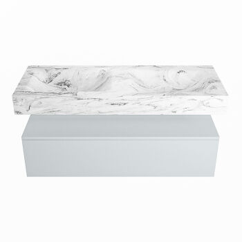 corian waschtisch set alan dlux 120 cm braun marmor glace ADX120cla1lD2gla