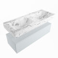 corian waschtisch set alan dlux 120 cm braun marmor glace ADX120cla1lD2gla