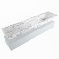 corian waschtisch set alan dlux 200 cm braun marmor glace ADX200cla2lR0gla